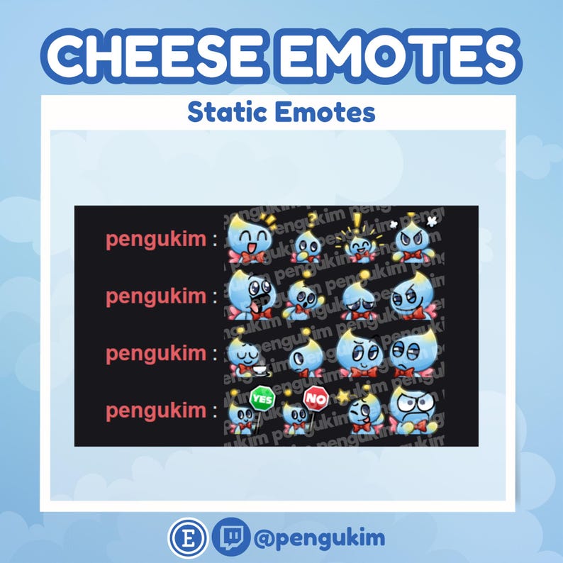 16 Cheese the Chao Static Emote Pack for Twitch, Youtube, Discord ...