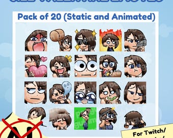 20+ Jill Valentine Static & Animated Emote Pack for Twitch, YouTube, Discord, Facebook, and Kick