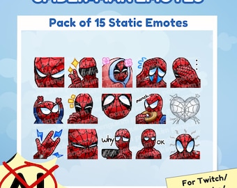 15 Spider-Man Emotes for Twitch, YouTube, Discord, Facebook, and Kick