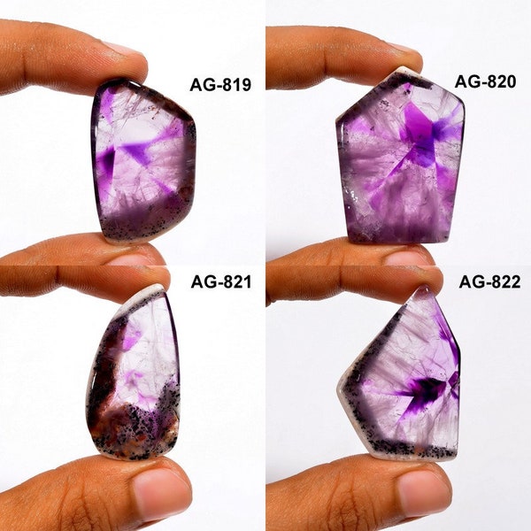 Trapiche Amethyst Slice - Chevrone Slice Amethyst Stone - Slice Trapiche Amethyst Crystal - Trapiche Amethyst Crystal Slice Making Jewelry