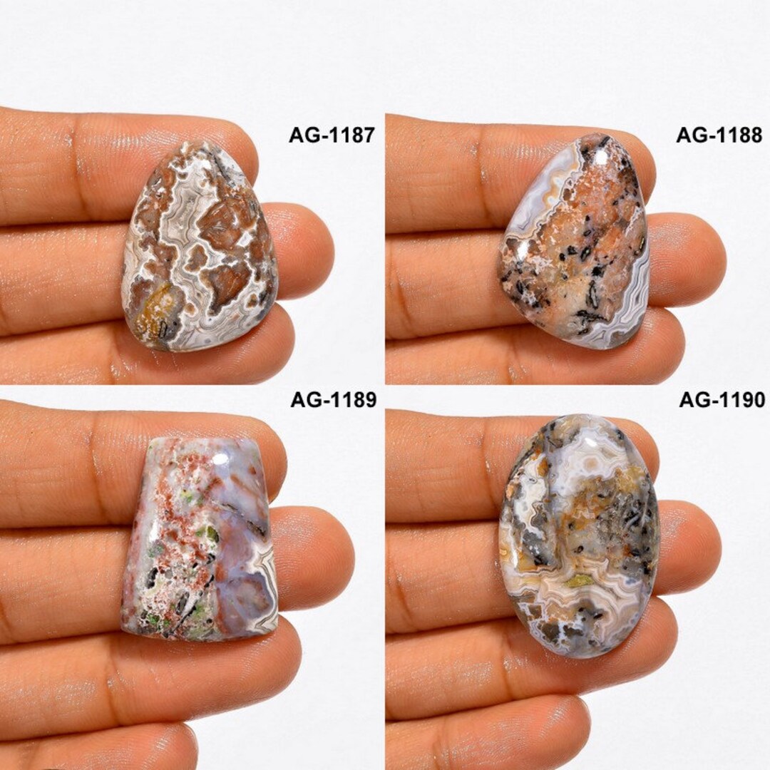 Rarest Crazy Lace Agate Cabochon High Quality Crazy Lace Etsy
