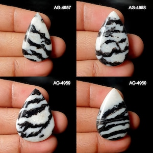 Pedra Turquesa Buffalo - Preto e Branco Pedra preciosa Turquesa Buffalo - Cabochão Turquesa Buffalo Flatback Cristal Turquesa Buffalo Cab Stone