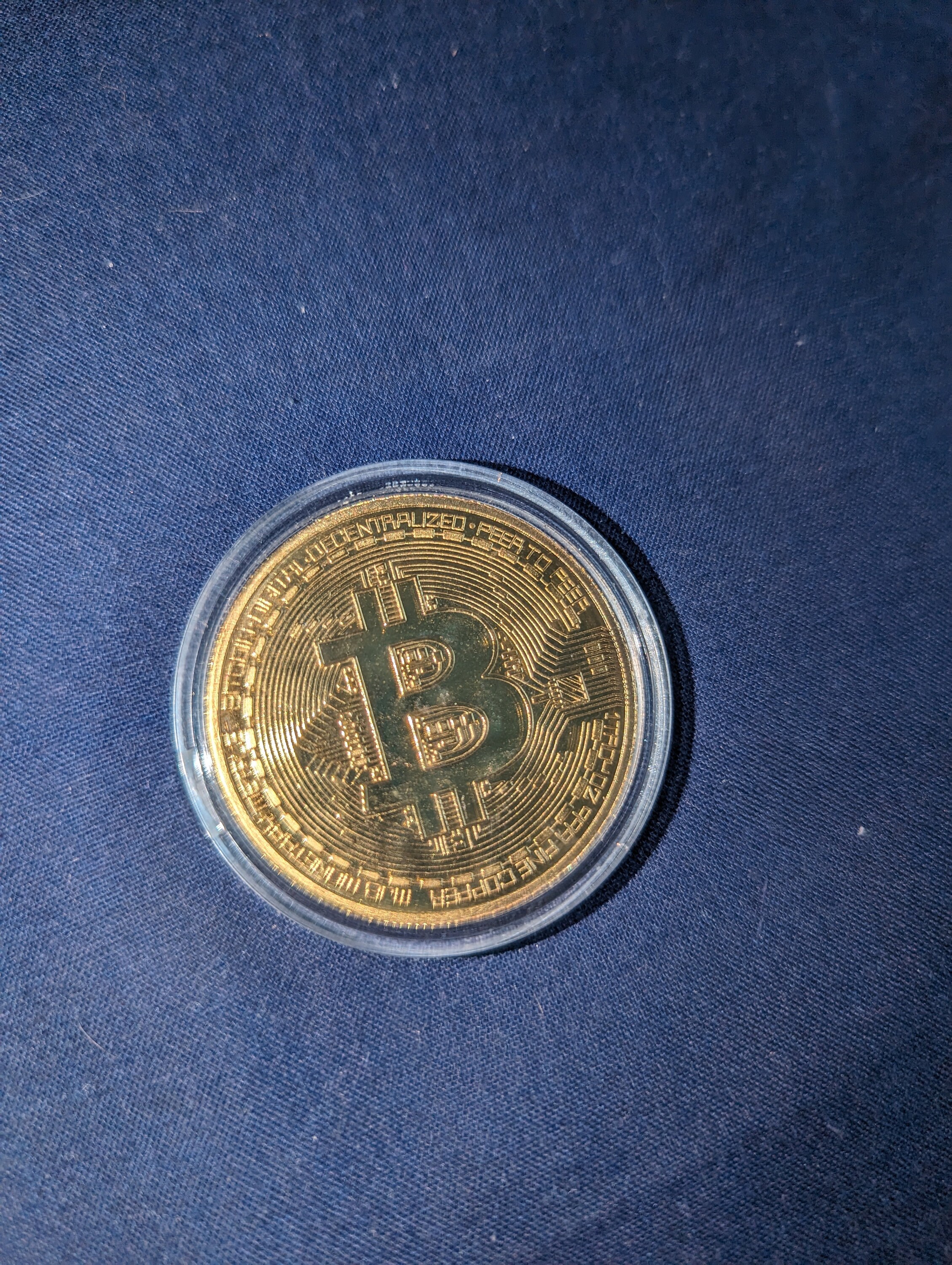 Gold Bitcoin Coin , Brings Wealth and Fortune - Etsy