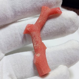 PINK CORAL BRANCH !!! 100% Natural Italian Light Color Coral Stick. A&#39;1 Quality Coral Unpolished Branch Stick Gemstone For Jewelry..... A114