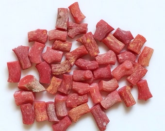BRANCHE DE CORAIL rouge corail italien poli brut naturel branche