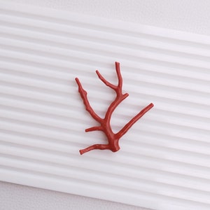 Gorgeous !! CORAL STICK 25.30 Cts, 100% Natural Italian Blood Red Coral Loose Branch Polished Stick AAA+++ Quality Coral Polished Stick A557