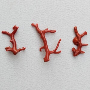 BRILLIANT.. 38.40 Cts... Natural Italian Red Coral Gemstone Loose Branch Polished AA+ Quality Coral Stick Lot Smooth Gemstone Red Coral A610