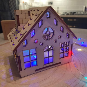 Weihnachtshaus | Weihnachtsdorf Haus Kit | Weihnachtsdorf | Weihnachtshaus | Weihnachtsdorf