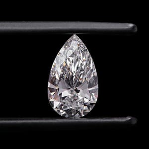 Diamante certificato IGI taglio a pera, diamante taglio a pera per anello di fidanzamento, diamante creato in laboratorio per gioielli personalizzati, diamante per lei, diamante CVD