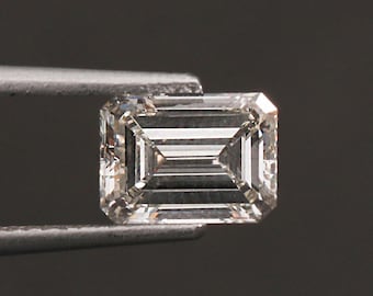 Smaragdslipad labordsodlad diamant: E VVS2 IGI-certifierad lös sten