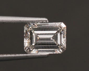 Smaragdslipad labordsodlad diamant: F-VS1 IGI-certifierad lös sten