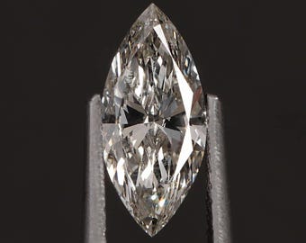 Marquise-Cut Lab Grown Diamond Loose / 1.00 - 6.00 Carat Marquise Cut Diamond For Ring / IGI Certified Eco-Friendly Loose Diamond