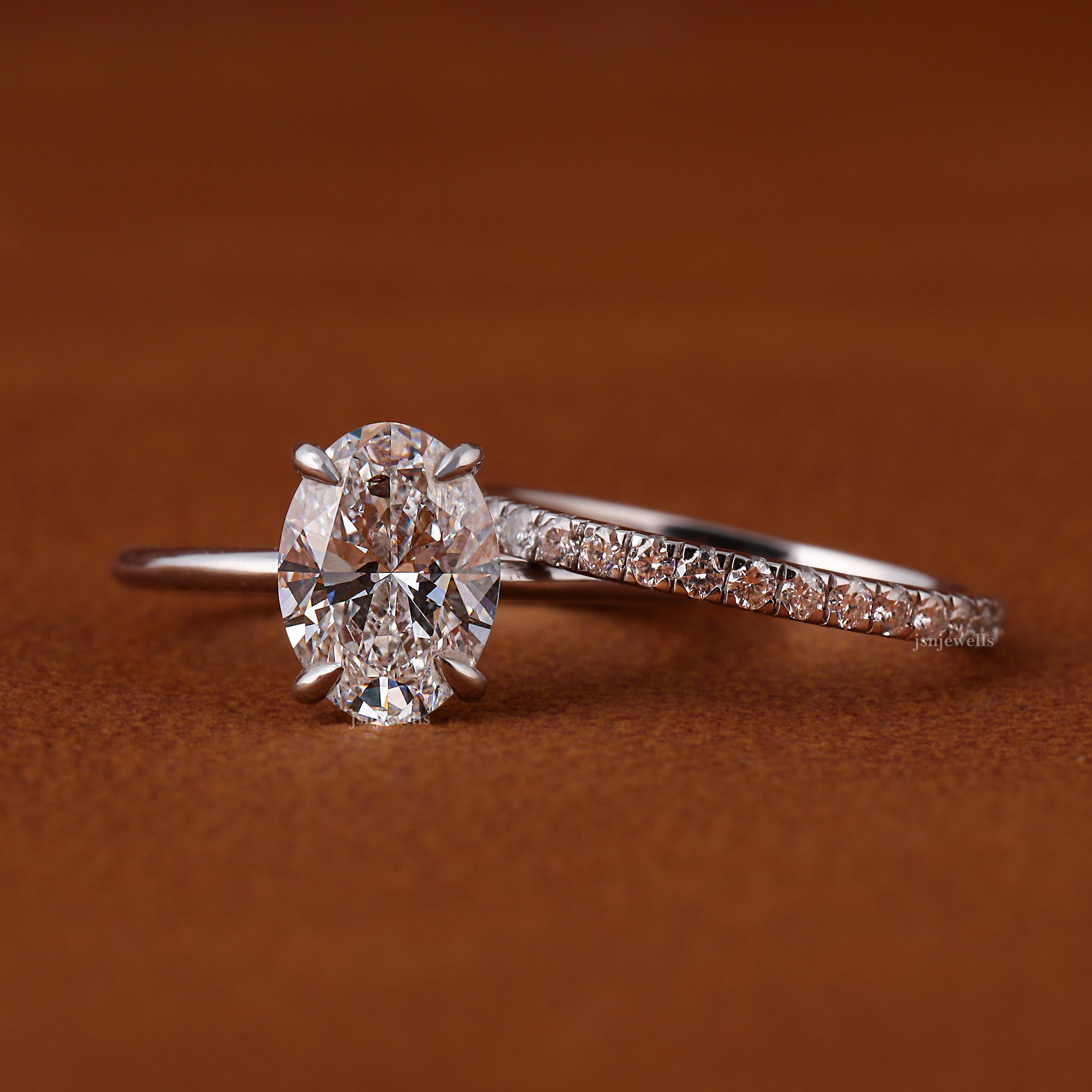 2.00ct F-VVS2 ラウンドカットラボグロウンダイヤモンドハローリング