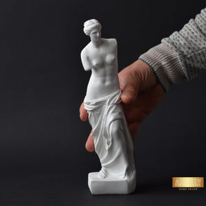 Venus de Milo Aphrodite Statue, Resin Greek Goddess Sculpture, Ancient Art Figurine, Elegant Home Decor, Art Lover Gift, White Sculpture