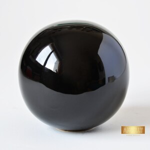 Black Ceramic Sphere