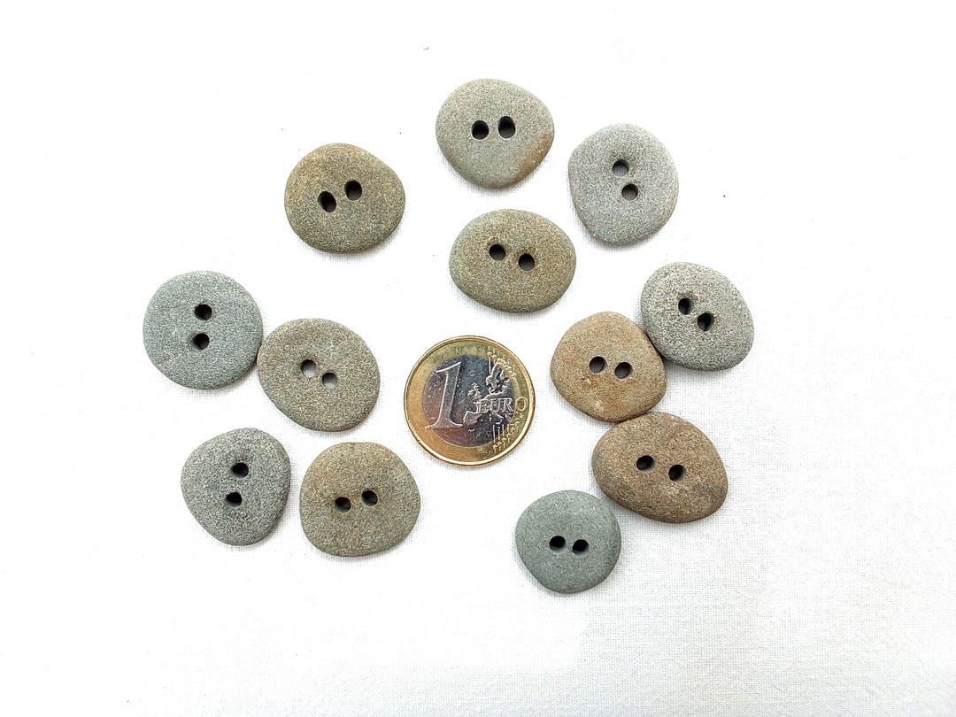 Rectangular Stone Button Natural Stone Buttons. 20 Mm (0.78