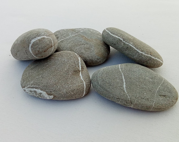 Striped Lightweight Rocks Stones With Stripes. 63-72 Mm (2.4