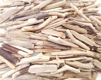 Driftwood sticks. DIY Craft supply. Assorted beach wood 72-100 mm (2.83&quot; - 3.93&quot;) Wedding table decor Home decor Wreaths Garland Lot. Bulk.