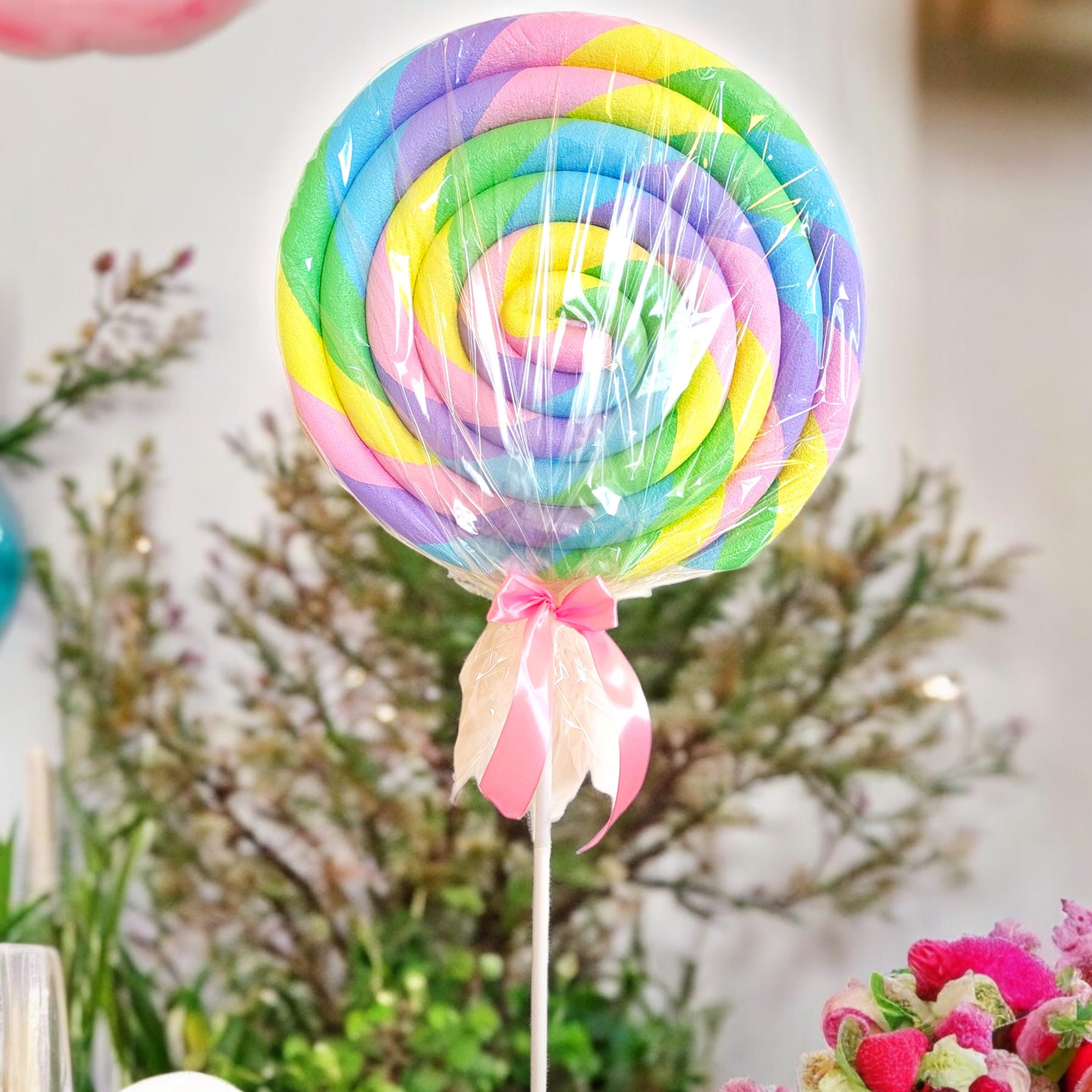 巨大な偽ロリポップ - キャンディランドの小道具 - ロリポップの装飾