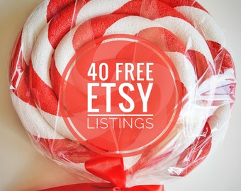 Free listings for your 1st Etsy shop