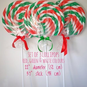 Giant Lollipop Prop / Fake Giant Lollipop / Candyland Party Decoration ...