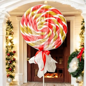 Weihnachts Lollipop Dekoration / Vorbestellung für Weihnachten / Outdoor Dekoration / Weihnachtsdekoration / Candyland Dekoration / Candyland Requisiten