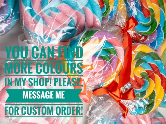 Giant Fake Lollipop Candy Land Prop Colorful Large Lollipop