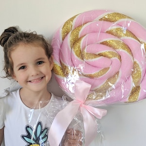 Riesen Lollipop Deko / Glitzer Riesen Lollipop / Candyland Party Dekoration / Candy shop decor Cosplay Prop / Riesen Lollipop
