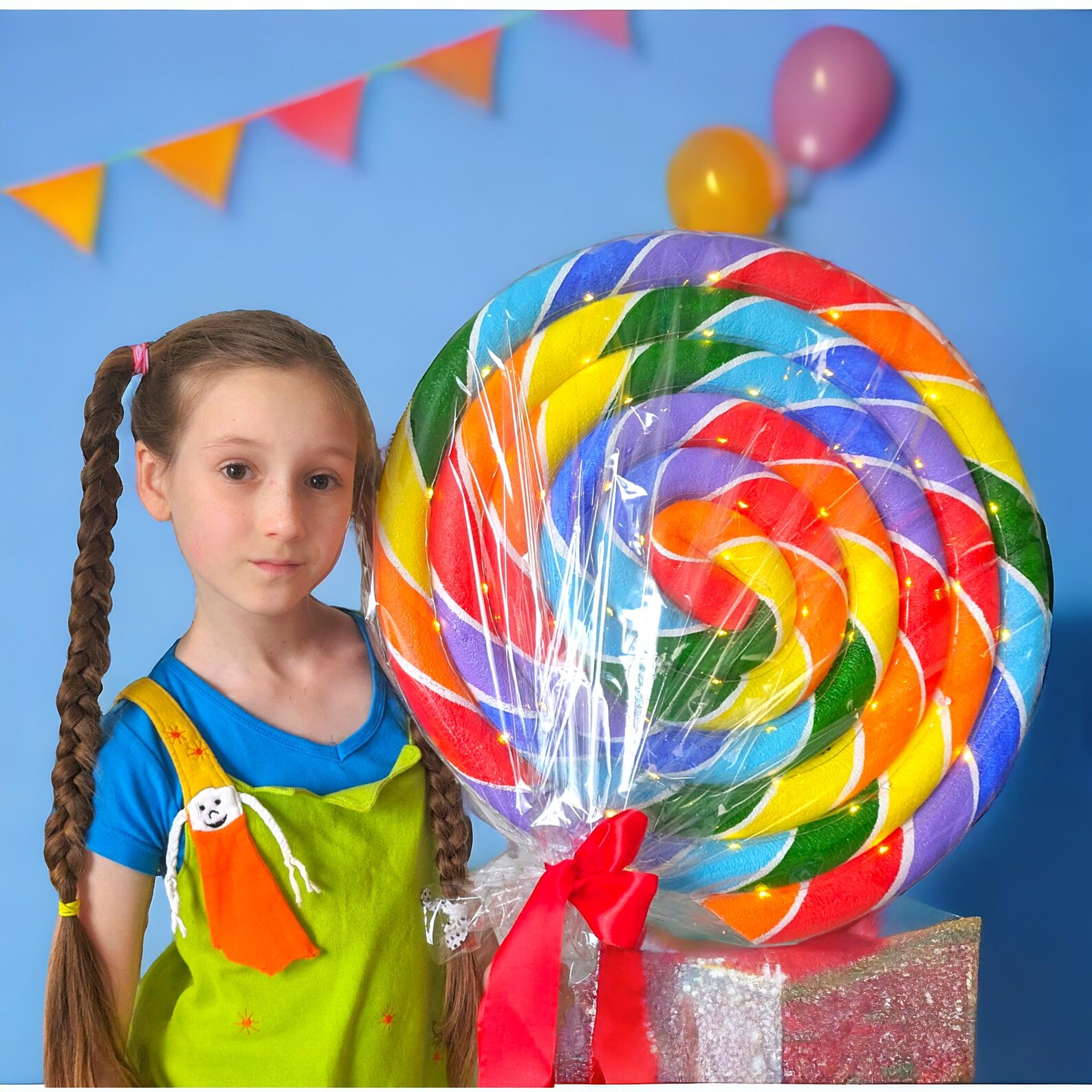 Large Candy Props Giant Lollipop Decoration - Candy Land Props - Giant Lollipop Props ...