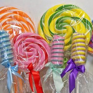 Riesen Lollipop / Lollipop Deko / Fake Riesen Lollipop / Candyland Party Deko / Candy Shop Dekoration / Cosplay Props - Riesenbonbons