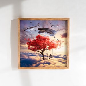 Harmony | Collage Poster | Digital Collage Print | Surreal Art Print | Abstract Fantasy Art | Surreal Digital Art | Collage Wall Art