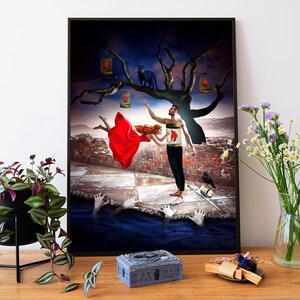 The Cages | Collage Poster | Digital Collage Print | Surreal Art Print | Abstract Fantasy Art | Surreal Digital Art | Collage Wall Art