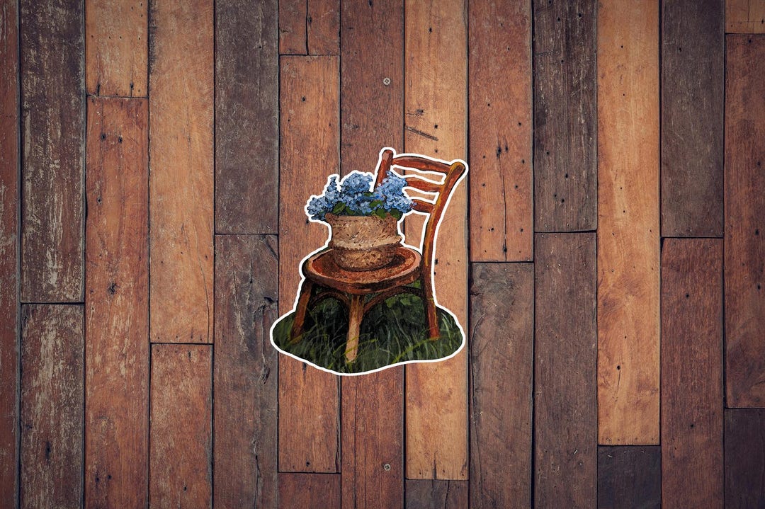 3 Inch Hydrangea Artist Made Stickers - Etsy