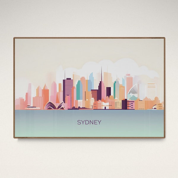 Sydney Printable Wall Art Etsy