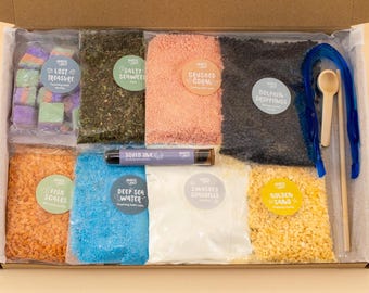 Ocean Potion Kit: Magic Potion Making Kit for Kids, Ocean Gift, Under the Sea Pretend Play, Mermaid Birthday Gift, Handmade UK