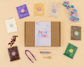 Screen-Free Fairy Activity Kit For Girls - Magical Play Box - Creative Kids Gift