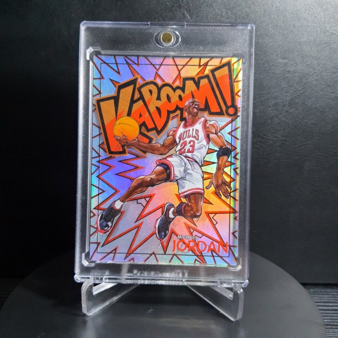 2014 Custom Basketball Card Excalibur Kaboom Silver 23 Michael Jordan