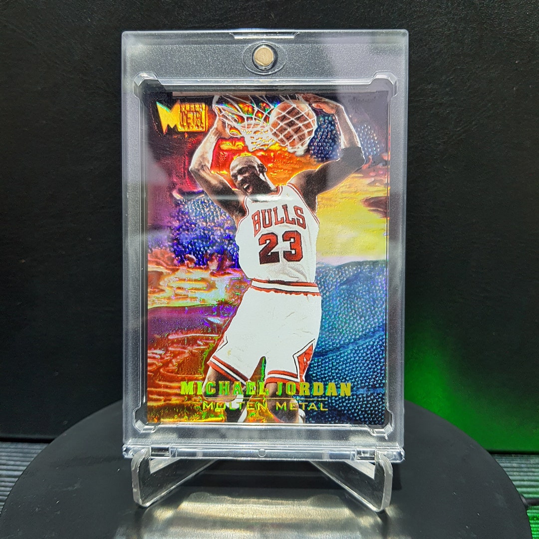 1995-96 Custom Basketball Card Metal Molten Metal 23 Michael Jordan - Etsy