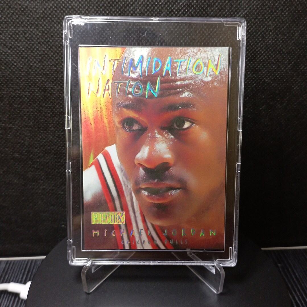 1998 Custom Basketball Card Skybox Intimidation Nation 8 Michael Jordan