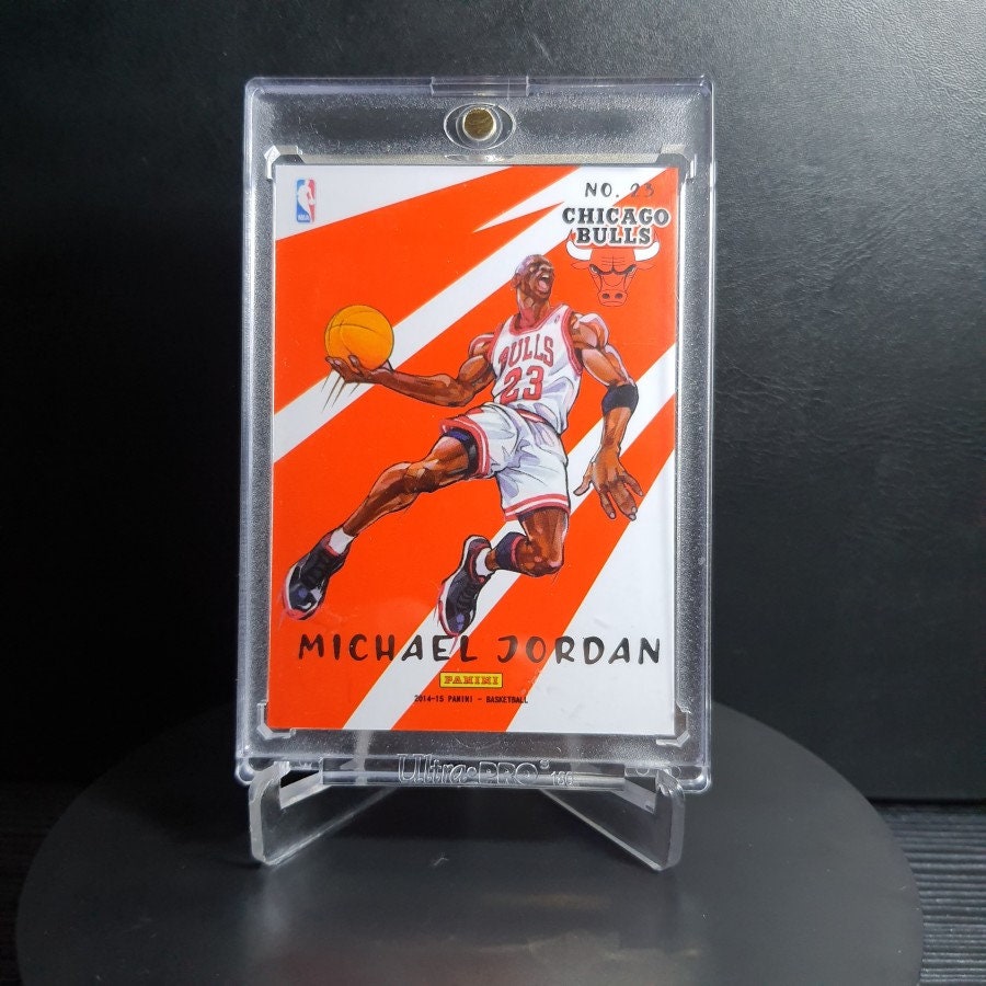 2014 Custom Basketball Card Excalibur Kaboom Silver 23 Michael Jordan