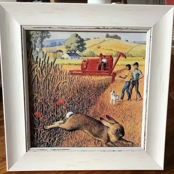 Beautiful Ladybird Books print with frame ‘Escape’ (1964)