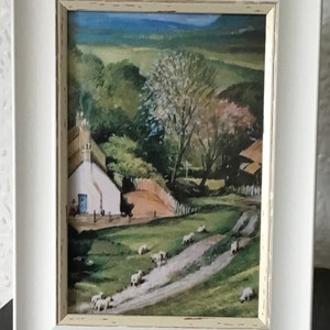 Beautiful Ladybird books art with frame ‘A walk in the country’