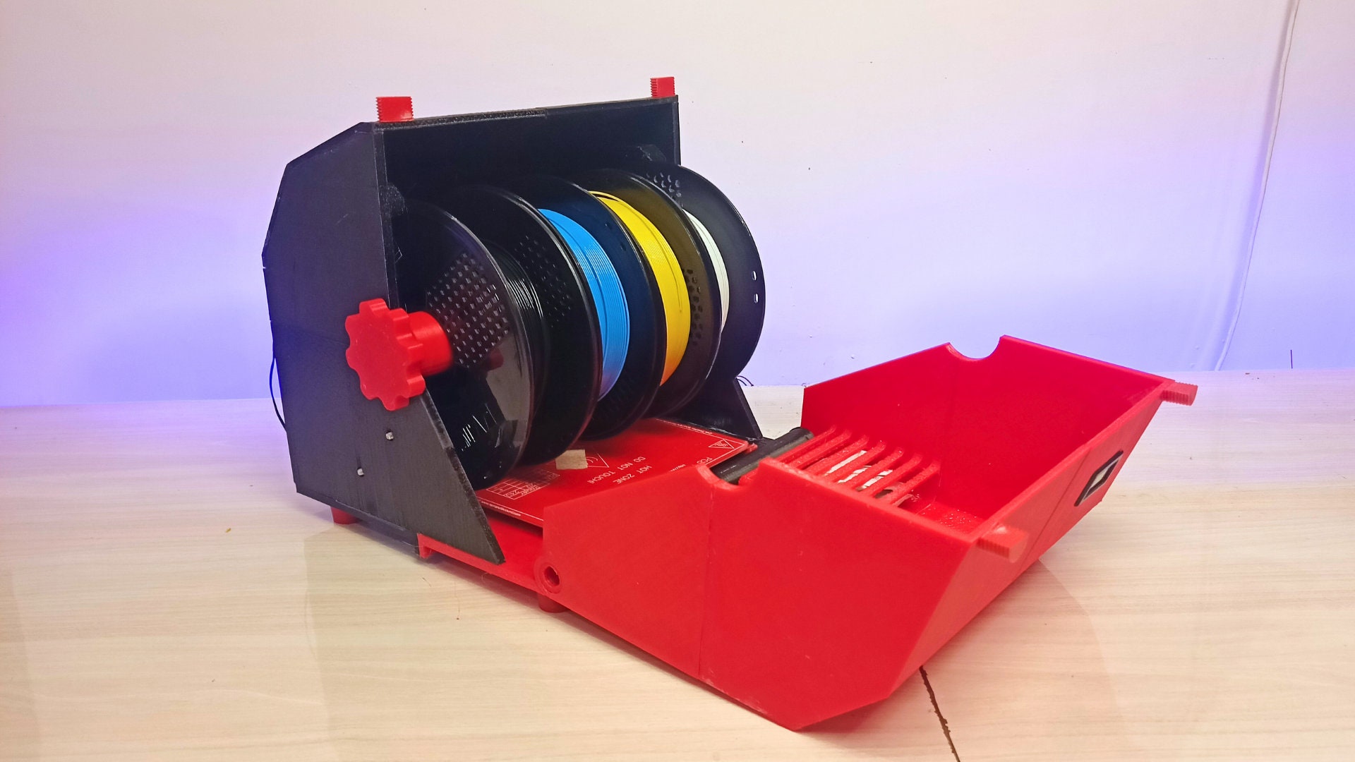 3D Printing Spool Holder Laser Pattern 