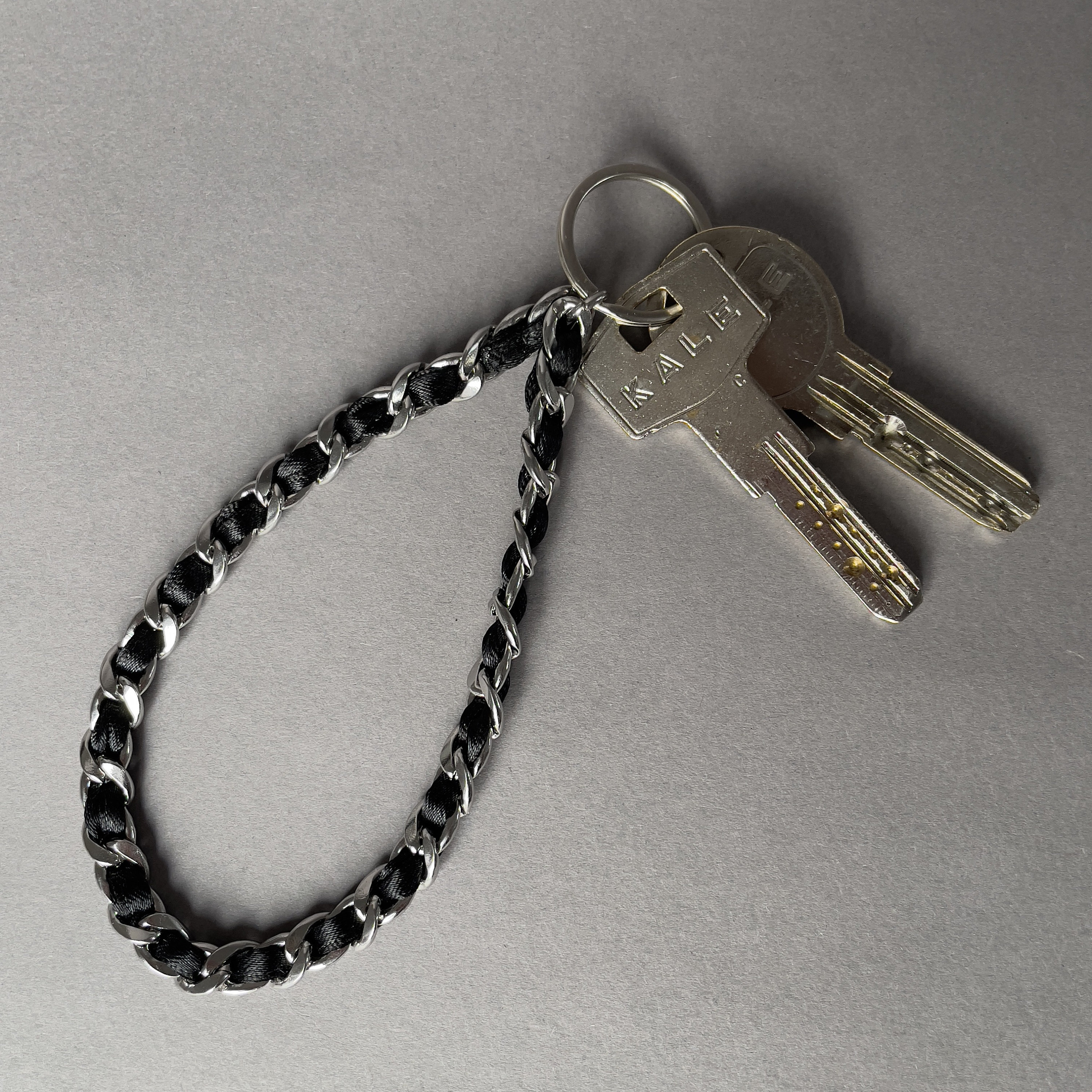 CHANEL Pre-Owned 2004-2005 CC Woven Key Ring - Farfetch