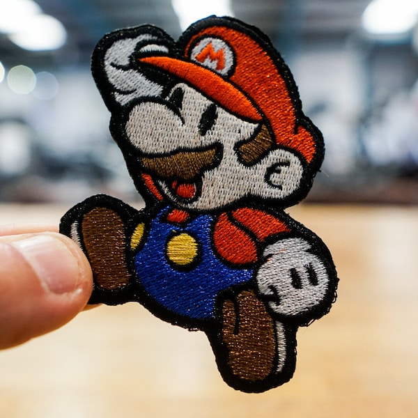 SUPER MARIO BAG patch cute velcro patch for gym bag tactical weight weighted vest - Fitness  Air soft