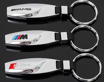 S-Line // M Sport // AMG Tear Llavero con anilla para llaves de metal de alta calidad