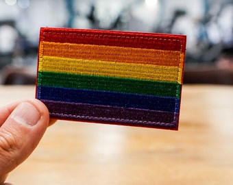 LGBTQ VLAG PATCH Bag Velcro Patch, Hook and Loop Velcro Bag Gift