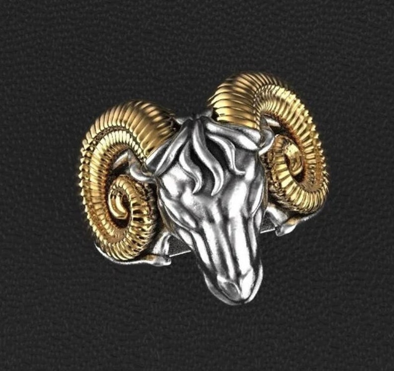 Sterling Silver Ram Rings, Animal Statement Rings For Men, Aries Ram Zodiac  Ring For Men, Gift For Boyfriends, Meaningful Father's Day Gifts -  .br