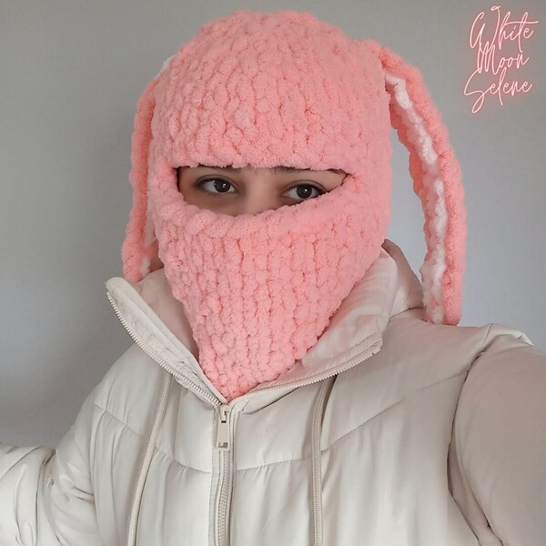 Bunny Balaclava Etsy