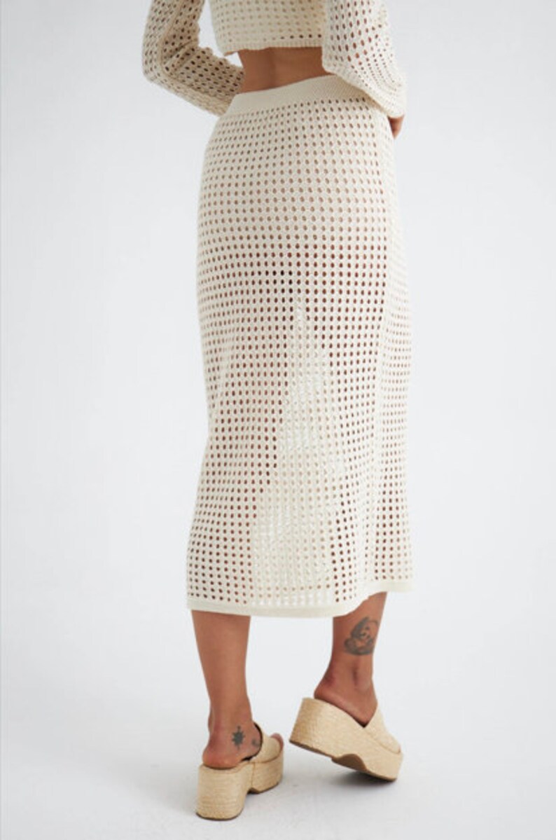 Beach Wear, Beach Dress, Festival Dress, Two Piece Outfit Set, Mesh Top — free download